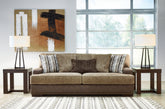 Bay Furniture Gallery - Ashley Furniture - Alesbury Living Room - Sofa / Chocolate - 1870438